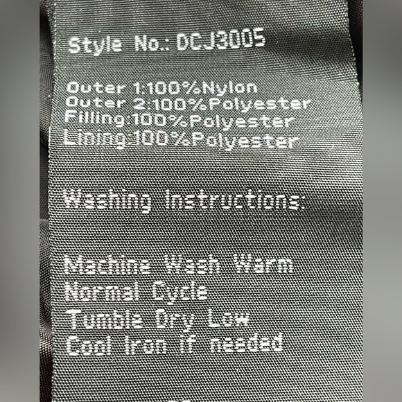 LA Coalition Houndstooth Metallic Puffer Jacket Coat Preppy - Picture 6 of 6